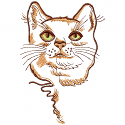 Cats Embroidery Design 8 Cats Embroidery Design 8